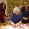 Кралица Елизабет II снемя памперите на Шарлът Елизабет Даяна 
