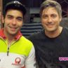  Владо Карамазов хапва пица със звезда от Moto GP