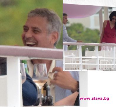 Клуни се забавлява в Кан