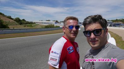 Вергов и Карамазов куфеят на MotoGP в Херес де ла Фронтера