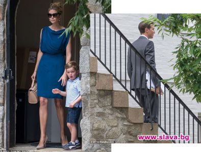 Иванка Тръм стилна дори на разходки със сина си