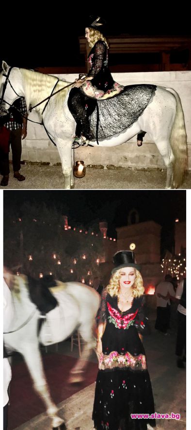 Мадона на кон на 59-тия си рожден ден в Пулия