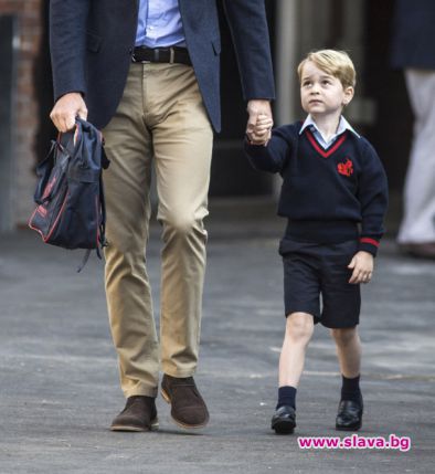Принц Джордж започна училище само преди няколко седмици а както