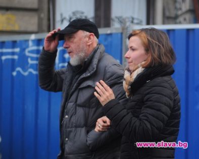 Стоян Алексиев и младата студентка по актьорско майсторство Ивана Бобойчева