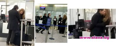 Папарак успя да нащрака на летището в Лондон влюбените Росен
