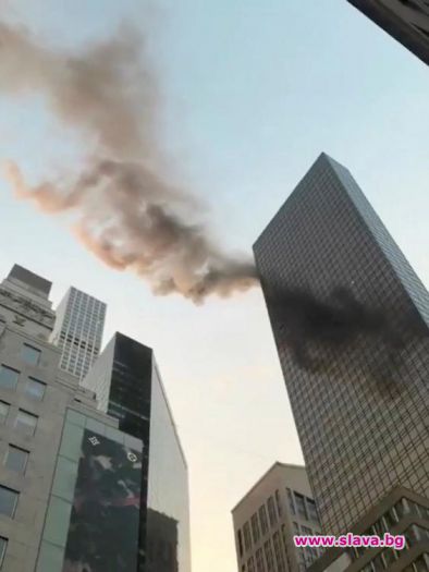 Пожар избухна в нюйоркския небостъргач Тръмп Тауър в Манхатън предаде