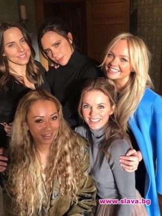 Дерзайте фенове Spice Girls се събраха Виктория Бекъм Гери Халиуел