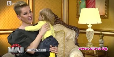 Фолк певицата Джина Стоева реши да покаже дъщеричката си за