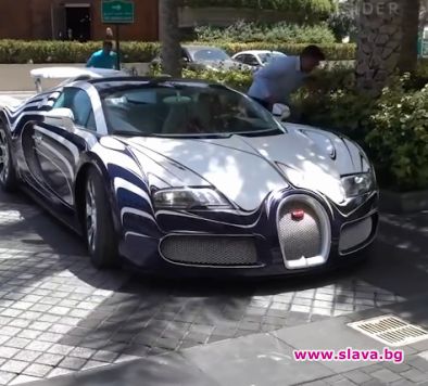 Bugatti Veyron L Or Blanc е единствена по рода си кола