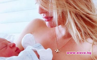 Кандис Суанпоул показа новородения си син