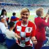 Президентът на Хърватия е футболна фенка и често я бъркат с известен модел