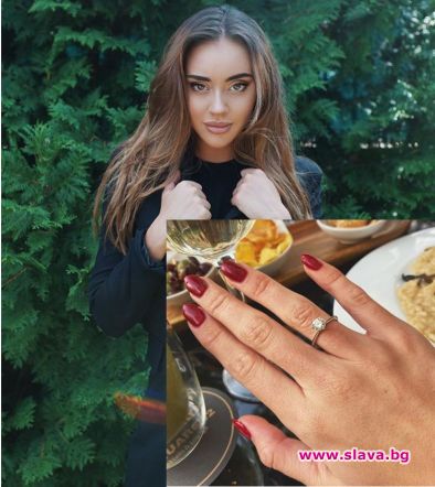 Топ моделът Биляна Лазарова сложи годежен пръстен на ръката си.
