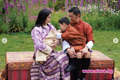 Кралицата на Бутан показа втория си син Снимка на бебето