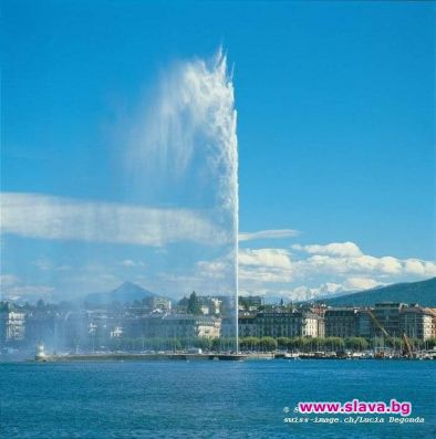Както и хората този прочут фонтан на Женевското езеро една