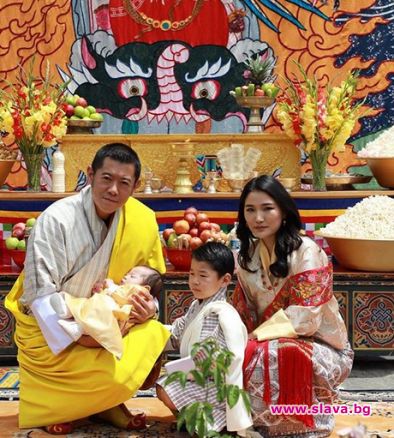 Кралят и кралицата на Бутан разкриха името на своя втори