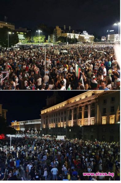 40 000 българи се събраха на протеста в София ИСТИНСКО