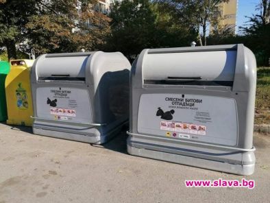 В София вече има нови контейнери за смесени битови отпадъци