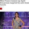 Антисемитисти нападнаха подгласничката на Мис Франция