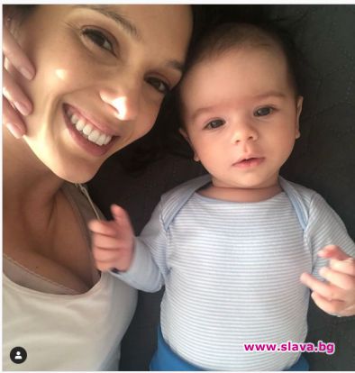 Актрисата Луиза Григорова-Макариев показа за първи път сина си. "Запознайте