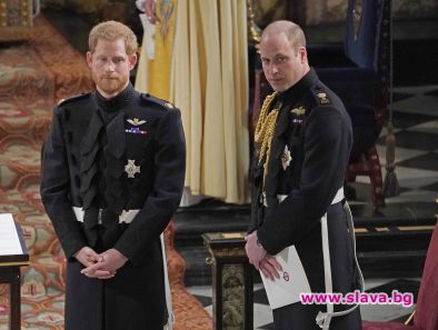 Британският принц Уилям се опасява че брат му Хари може