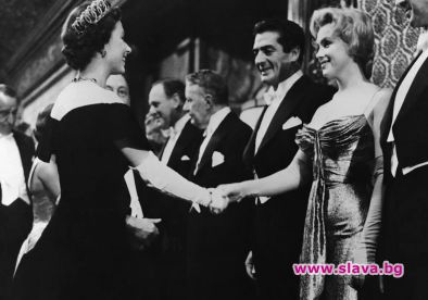 Да кралицата на Великобритания и кралицата на Холивуд наистина се срещат