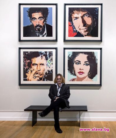 Kартините на Джони Деп се грабят като топъл хляб в Лондон