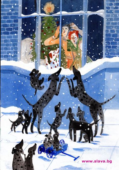В навечерието на коледно новогодишните празници класическият детски роман 101 далматинци