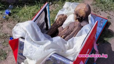 Перуанската полиция конфискува вековна човешка мумия след като я открива