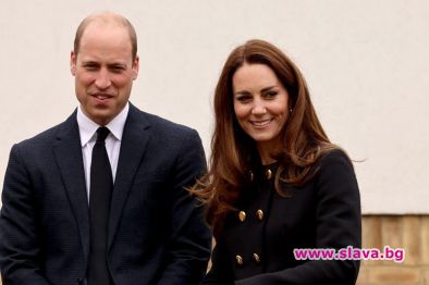 Британският принц Уилям и съпругата му принцесата на Уелс Кейт