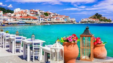 Самос скъпоценен камък в Егейско море е гръцки остров известен