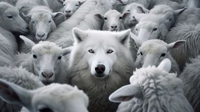 Овцете никога не се обединяват срещу вълка те просто са