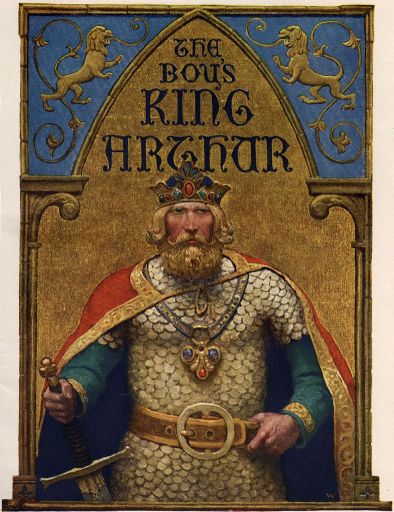 Крал Артур владетелят на Камелот символът на Британия притежателят на