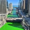 Зелена стана реката в Чикаго: Фото на деня