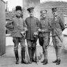Османски, немски, български и австро-унгарски офицери позират заедно, 1916