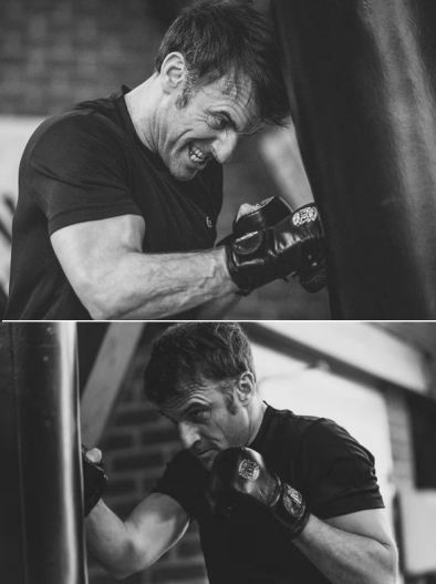 Странно достойното представяне на силата на Макрон със снимките от бокса
