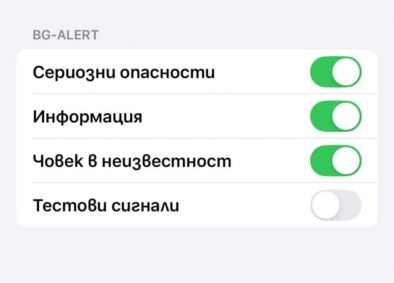 Този път bg alert не сработи както се очакваше защото