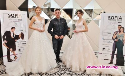 slava.bg : Христо Чучев с манекените, които представиха неговите булчински рокли