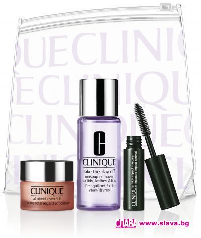 slava.bg : Коледен комплект All About Eyes Rich Treatment от Clinique