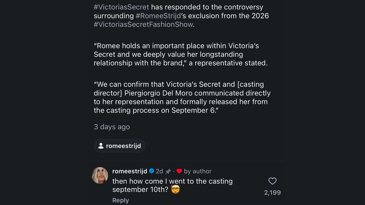 Позицията на Victoria’s Secret и отговорът на Роми Стрейд