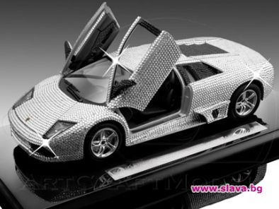 Lamborghini покрито със Swarovski - bling, bling...