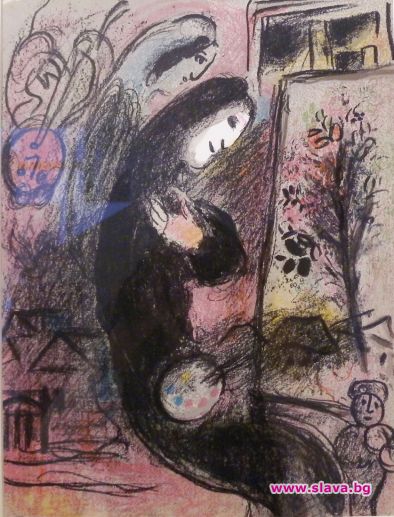 Показват 4  литографии на Марк Шагал