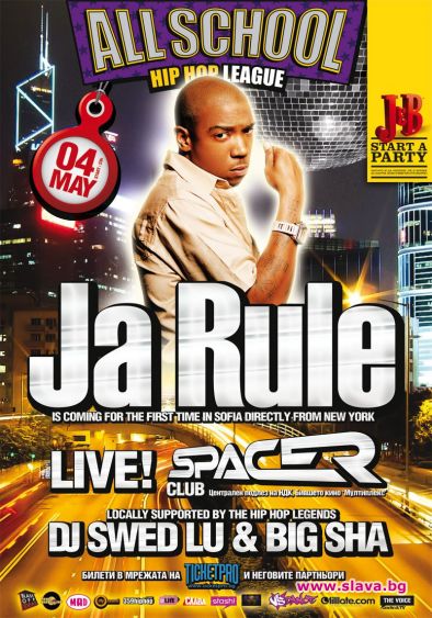 Последното турне на Ja Rule преди да влезе в затвора започва от София!