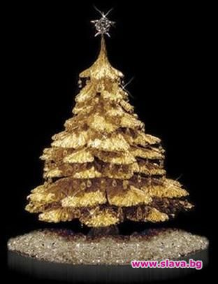 Два милиона долара за елха от чисто злато