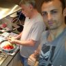Бербата се снима със салата