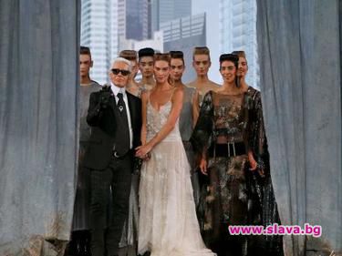 Карл Лагерфелд с нова модна колекция за Шанел