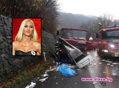 Камион размаза Мис Словакия