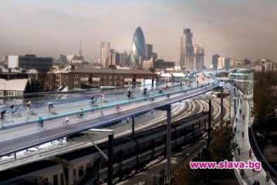 В Лондон с революционна идея за велоалеи във въздуха