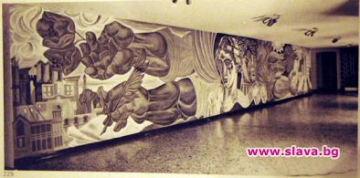 Строители унищожиха стенопис на Йоан Левиев