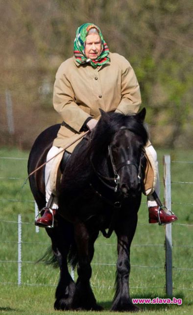 Кралицата язди на 88