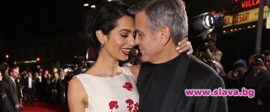 Джордж и Амал Клуни влюбени на премиера